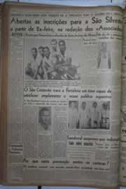 Página do jornal Correio do Ceará de dezembro de 1943