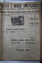 Página do jornal Correio do Ceará de dezembro de 1943
