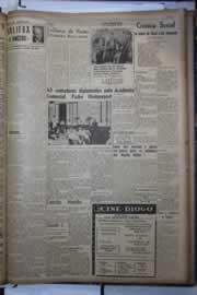 Página do jornal Correio do Ceará de dezembro de 1943