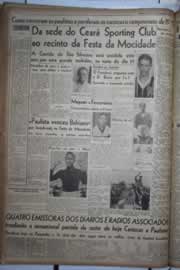 Página do jornal Correio do Ceará de dezembro de 1943