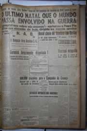 Página do jornal Correio do Ceará de dezembro de 1943