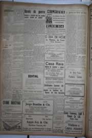 Página do jornal Correio do Ceará de dezembro de 1943