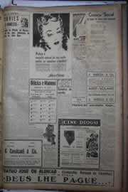 Página do jornal Correio do Ceará de dezembro de 1943
