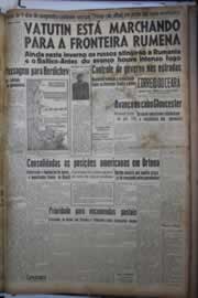 Página do jornal Correio do Ceará de dezembro de 1943