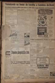 Página do jornal Correio do Ceará de janeiro de 1944