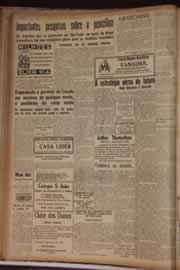 Página do jornal Correio do Ceará de janeiro de 1944