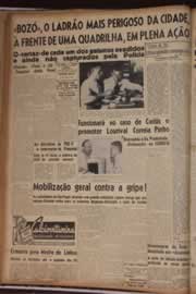 Página do jornal Correio do Ceará de janeiro de 1944