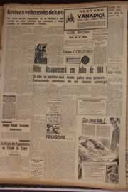 Página do jornal Correio do Ceará de janeiro de 1944