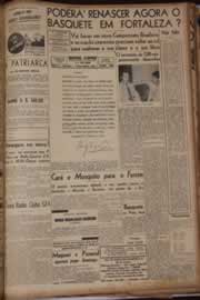 Página do jornal Correio do Ceará de janeiro de 1944
