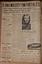 Página do jornal Correio do Ceará de fevereiro de 1944