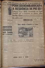 Página do jornal Correio do Ceará de fevereiro de 1944