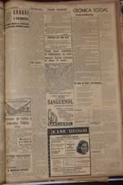 Página do jornal Correio do Ceará de fevereiro de 1944