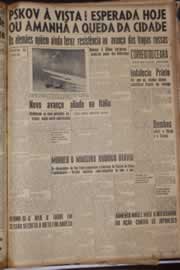 Página do jornal Correio do Ceará de fevereiro de 1944