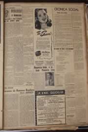 Página do jornal Correio do Ceará de março de 1944