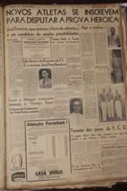 Página do jornal Correio do Ceará de março de 1944