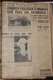 Página do jornal Correio do Ceará de março de 1944