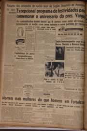 Página do jornal Correio do Ceará de abril de 1944