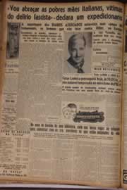 Página do jornal Correio do Ceará de abril de 1944