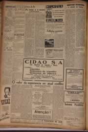 Página do jornal Correio do Ceará de abril de 1944