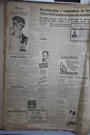Página do jornal Correio do Ceará de maio de 1944