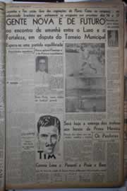 Página do jornal Correio do Ceará de maio de 1944