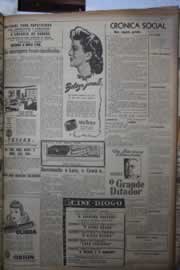Página do jornal Correio do Ceará de maio de 1944