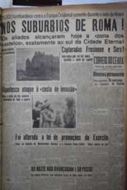 Página do jornal Correio do Ceará de junho de 1944