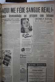 Página do jornal Correio do Ceará de junho de 1944