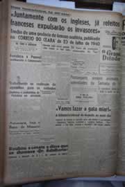 Página do jornal Correio do Ceará de junho de 1944