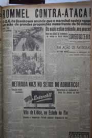 Página do jornal Correio do Ceará de junho de 1944