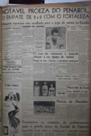Página do jornal Correio do Ceará de junho de 1944