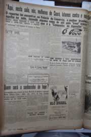 Página do jornal Correio do Ceará de junho de 1944