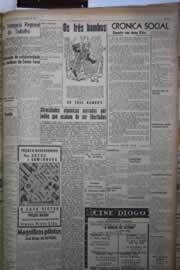Página do jornal Correio do Ceará de junho de 1944