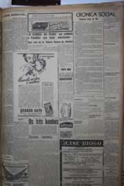 Página do jornal Correio do Ceará de junho de 1944