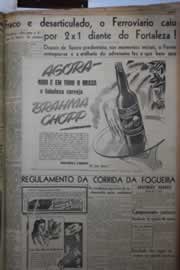 Página do jornal Correio do Ceará de junho de 1944