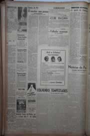 Página do jornal Correio do Ceará de junho de 1944