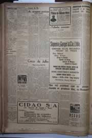 Página do jornal Correio do Ceará de julho de 1944