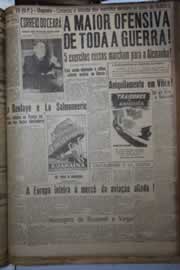 Página do jornal Correio do Ceará de julho de 1944