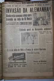 Página do jornal Correio do Ceará de julho de 1944