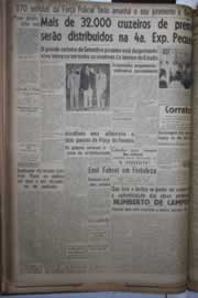 Página do jornal Correio do Ceará de julho de 1944