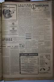 Página do jornal Correio do Ceará de julho de 1944