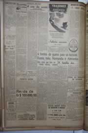 Página do jornal Correio do Ceará de julho de 1944