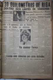 Página do jornal Correio do Ceará de agosto de 1944