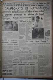 Página do jornal Correio do Ceará de agosto de 1944