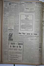 Página do jornal Correio do Ceará de agosto de 1944