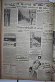 Página do jornal Correio do Ceará de agosto de 1944