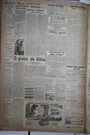 Página do jornal Correio do Ceará de agosto de 1944