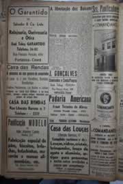 Página do jornal Correio do Ceará de outubro de 1944