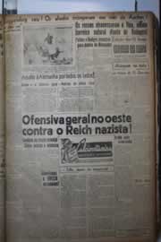 Página do jornal Correio do Ceará de outubro de 1944