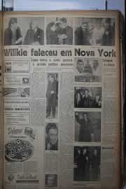 Página do jornal Correio do Ceará de outubro de 1944